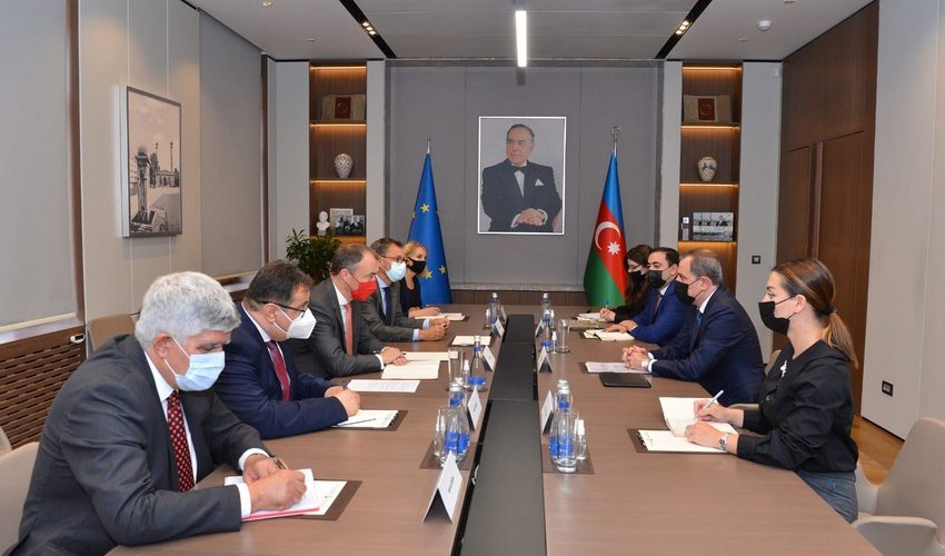 Azerbaijani FM meets EU special Rep for South Caucasus Azerbaijani FM meets EU special Rep for South Caucasus