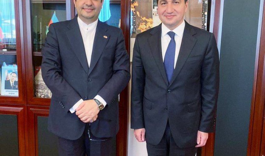 Iranian ambassador holds talks with assistant to Azerbaijan's president Iranian ambassador holds talks with assistant to Azerbaijan's president