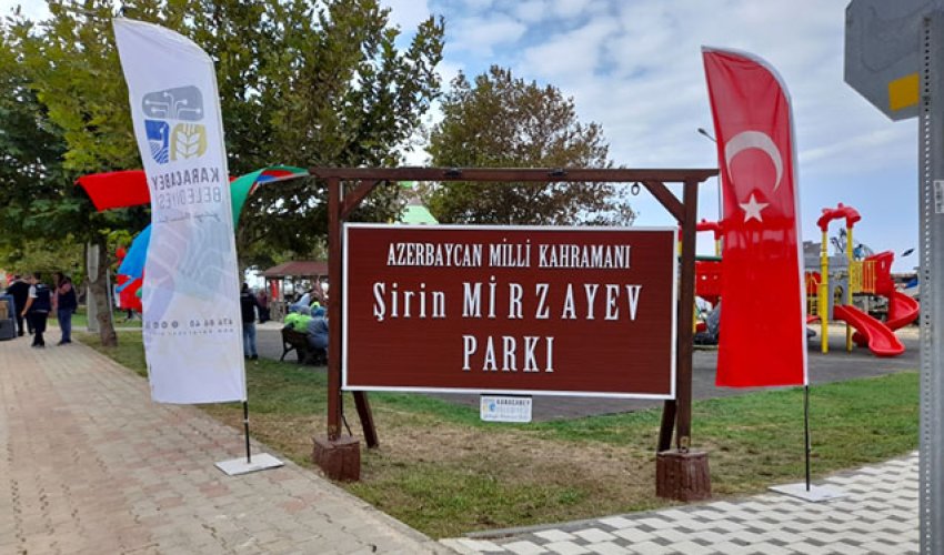 Türkiyədə Şirin Mirzəyev adına park açıldı