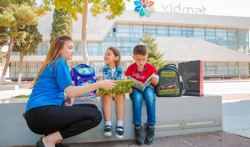 Bakcell and “ASAN Letter” surprised the children on the eve of new academic year