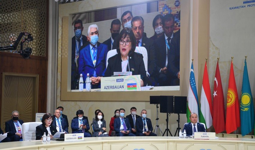 Azerbaijani Speaker says Zangazur corridor to cement ties of Turkic states Azerbaijani Speaker says Zangazur corridor to cement ties of Turkic states