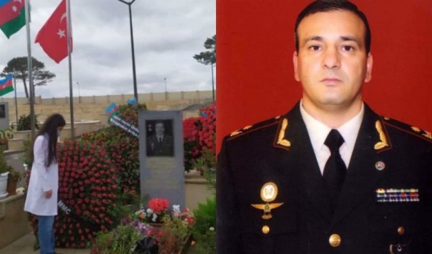 Polad Həşimovun qızı ilk dərs günü atasının məzarını ziyarət etdi - FOTO Polad Həşimovun qızı ilk dərs günü atasının məzarını ziyarət etdi - FOTO