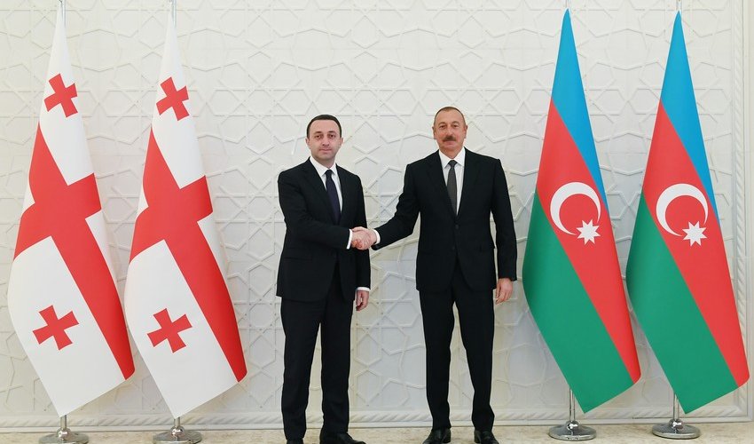 Azerbaijani President speaks about relations with Georgia Azerbaijani President speaks about relations with Georgia