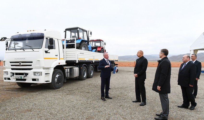 Azerbaijani President visits Jabrayil district Azerbaijani President visits Jabrayil district