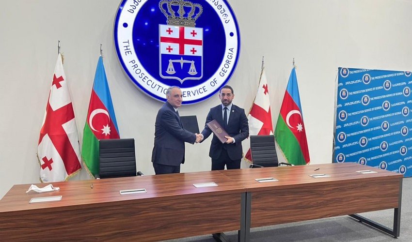 Azerbaijani, Georgian top prosecutors sign memo Azerbaijani, Georgian top prosecutors sign memo
