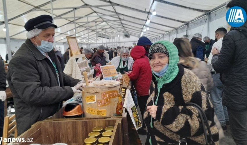 Azərbaycanda ilk dəfə Qarabağ balı satışa çıxarılıb - FOTOLAR