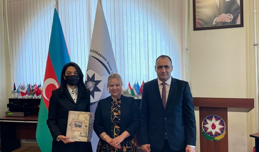 Azerbaijani ombudsman fills Bulgarian official in on Armenian crimes Azerbaijani ombudsman fills Bulgarian official in on Armenian crimes