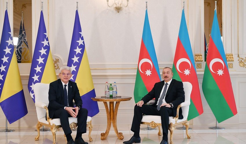 Ilham Aliyev meets member of Presidium of Bosnia and Herzegovina Ilham Aliyev meets member of Presidium of Bosnia and Herzegovina