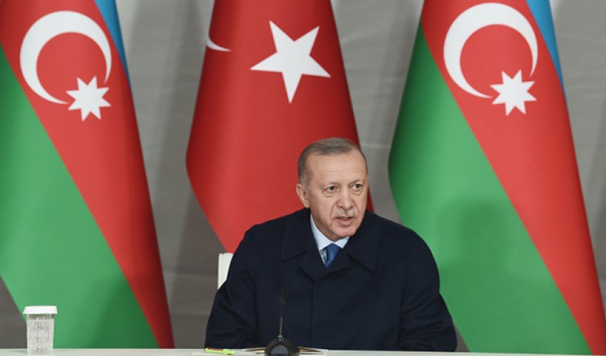 Zəfərin ildönümündə Ərdoğandan Qarabağ - Açıqlaması