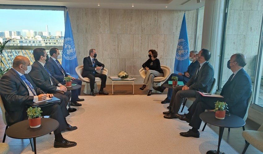 Azerbaijani FM meets UNESCO Director-General Azerbaijani FM meets UNESCO Director-General