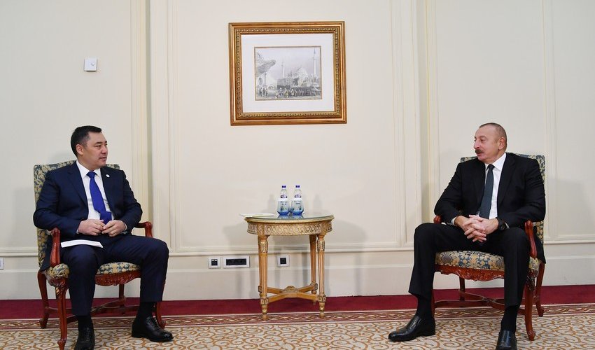 Azərbaycan və Qırğızıstan prezidentlərinin görüşü olub