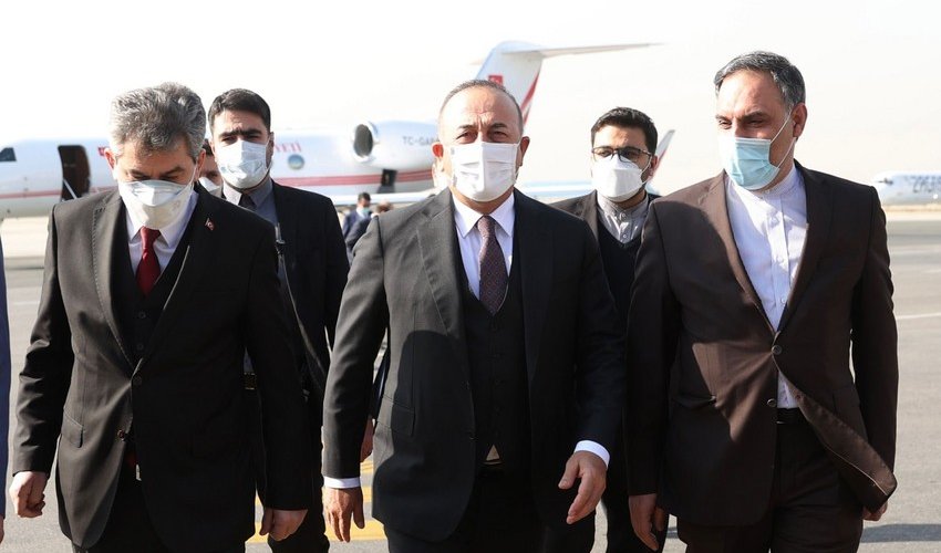 Turkish FM arrives in Iran Turkish FM arrives in Iran