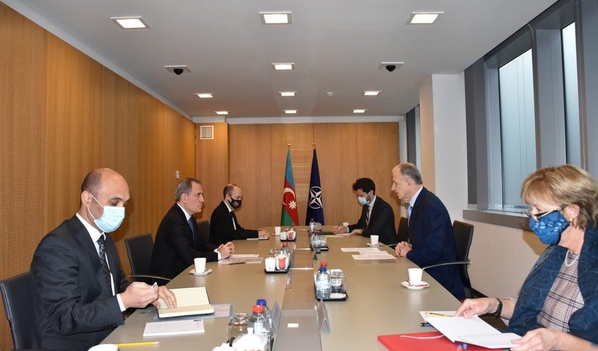 Jeyhun Bayramov holds meeting with NATO Deputy Secretary General Jeyhun Bayramov holds meeting with NATO Deputy Secretary General