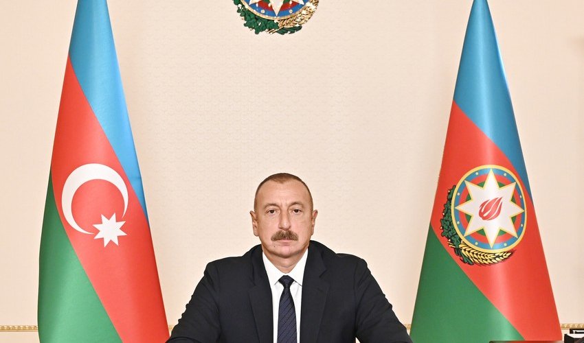 Gift for Ilham Aliyev on behalf of Azerbaijani children presented