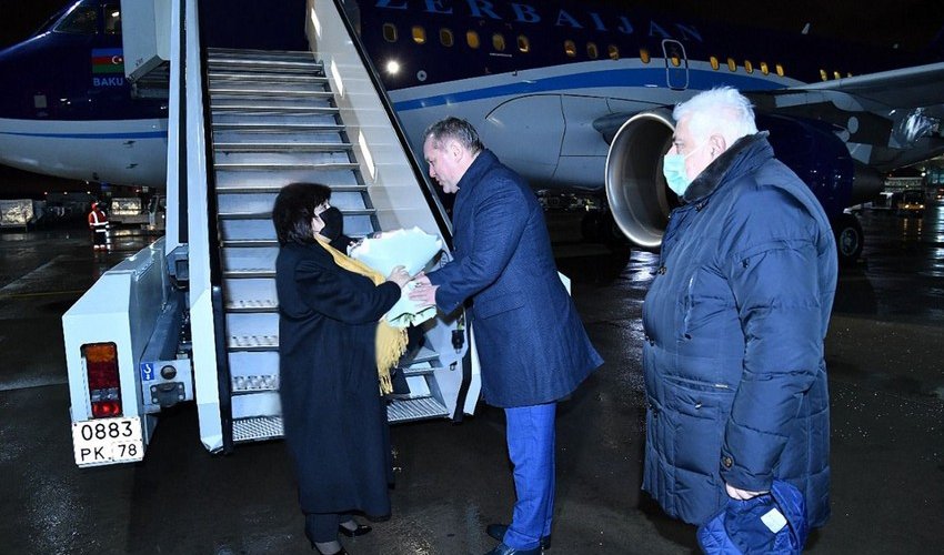 Azerbaijani parliament speaker arrives in Russia