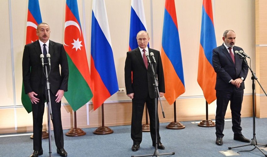 Опубликован текст совместного заявления Путина, Алиева и Пашиняна Опубликован текст совместного заявления Путина, Алиева и Пашиняна