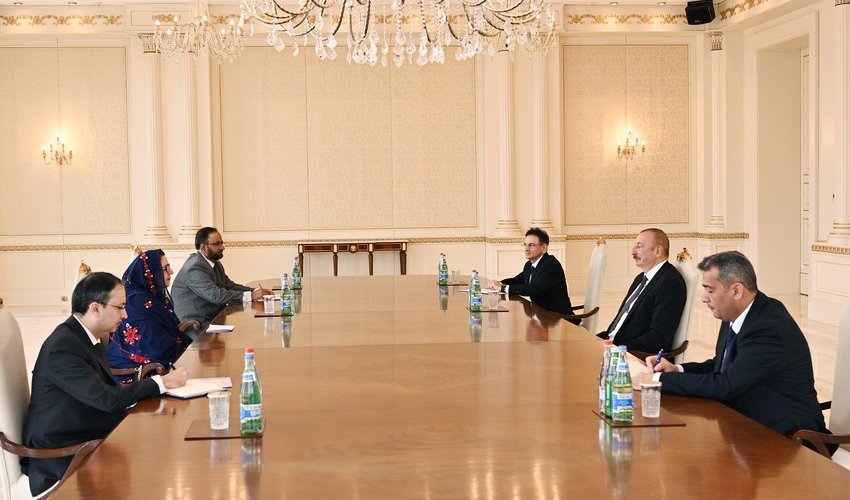 Prezident İlham Əliyev Pakistanlı naziri qəbul edib