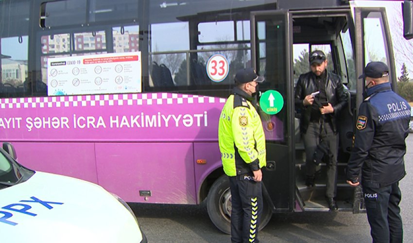 Maska taxmayanlar marşrut avtobuslarından düşürüldü Maska taxmayanlar marşrut avtobuslarından düşürüldü