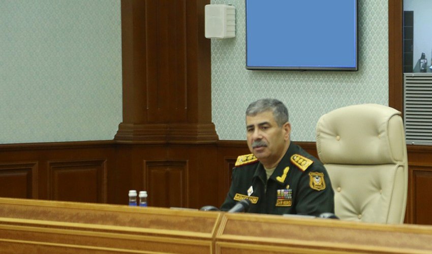 Müdafiə Nazirliyinin kollegiya iclası keçirilib