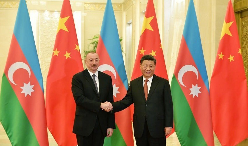 Ilham Aliyev congratulates President of China Ilham Aliyev congratulates President of China