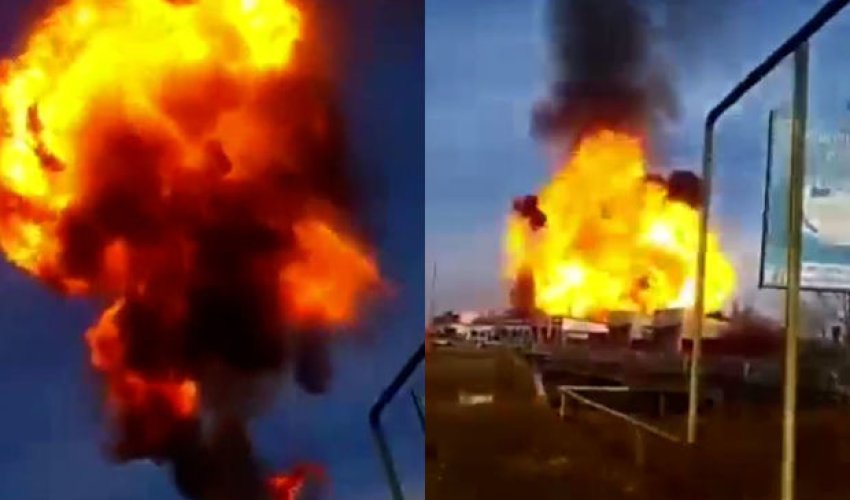 В Чечне взорвалась цистерна с газом В Чечне взорвалась цистерна с газом