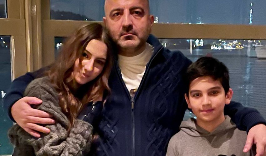 Mübariz Mənsimov övladları ilə şəklini paylaşdı - Fotolar