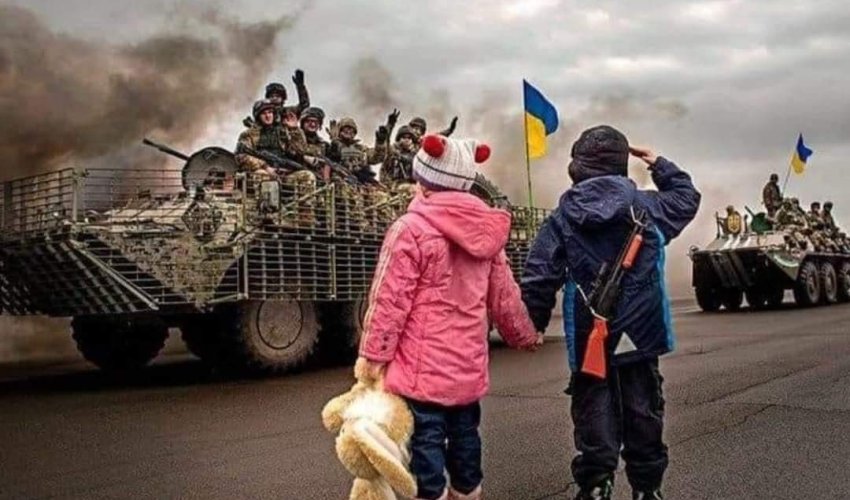 Müharibənin baş verdiyi Ukraynadan son görüntülər - FOTOLAR