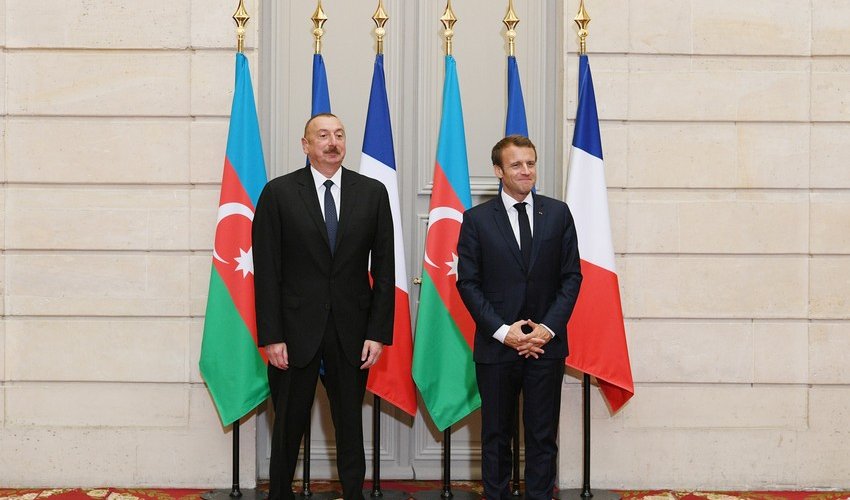 Macron calls Ilham Aliyev Macron calls Ilham Aliyev