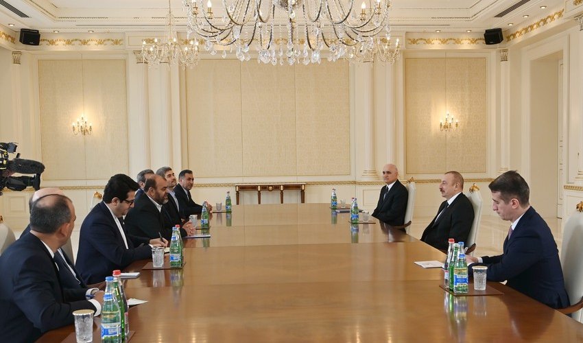 Prezident İlham Əliyev İranın yol və şəhərsalma nazirini qəbul edib