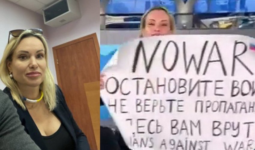 Marina Ovsyannikova alman mətbuatında işə başladı