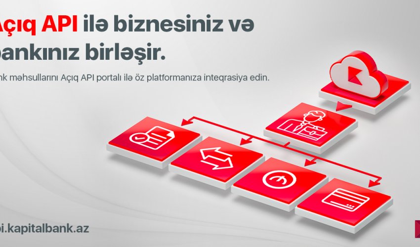 Kapital Bank sahibkarlara və şirkətlərə yeni API portalını təqdim etdi