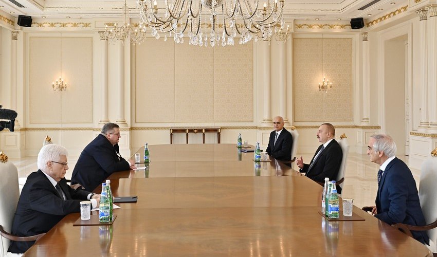 Prezident Rusiyanın Baş nazirinin müavinini qəbul edib