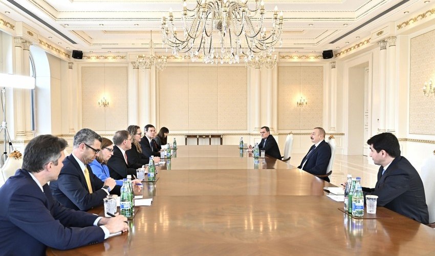 Prezident İlham Əliyev ABŞ Dövlət katibi köməkçisinin müavinini qəbul edib