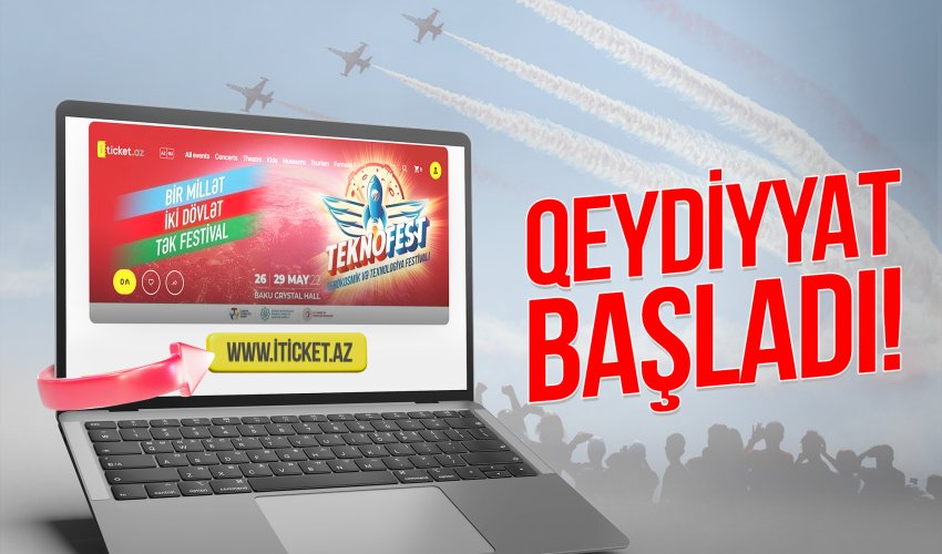 “TEKNOFEST Azərbaycan” festivalı ziyarətçi qeydiyyatına start verir