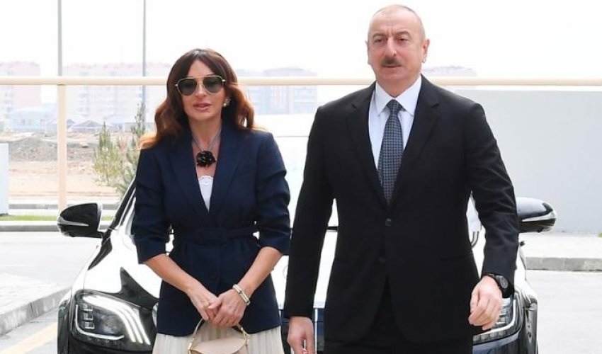 Prezident və xanımı açılışda iştirak edib