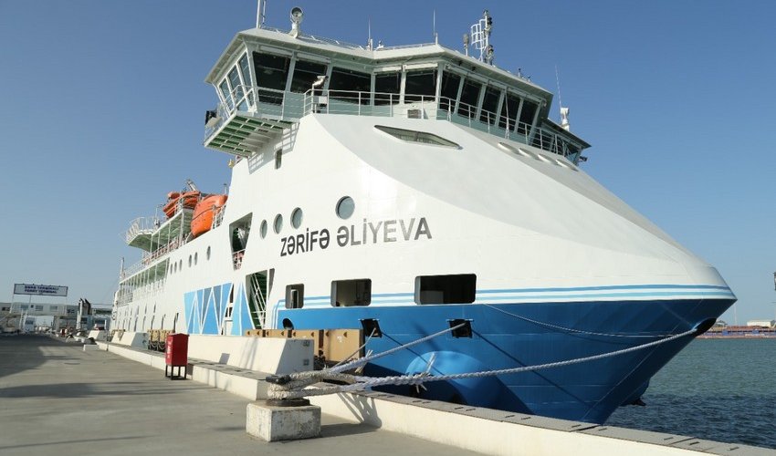 Ro-Pax-type ferry vessel “Zarifa Aliyeva” sets sail for its maiden voyage