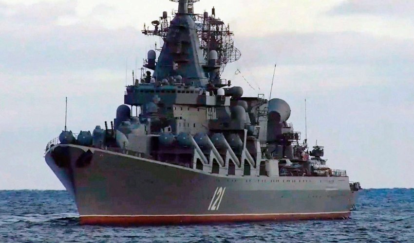 Ağ Ev ABŞ-ın Moskva kreyserinin batmasında iştirakını inkar edir