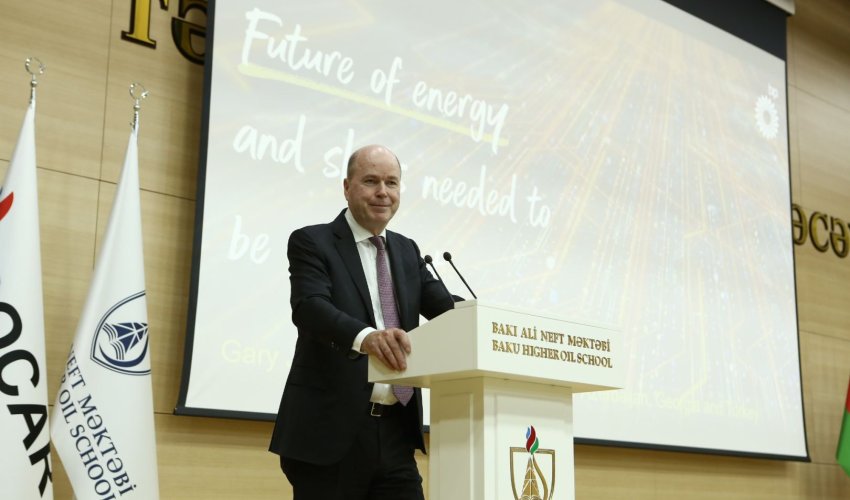 BP-nin regional Prezidenti bu universitetdə görüş keçirib