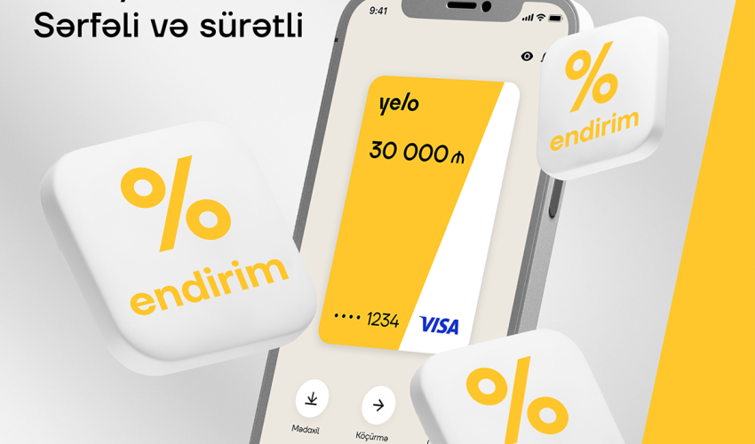 Yelo Bank-da onlayn kredit - sərfəli və sürətli!