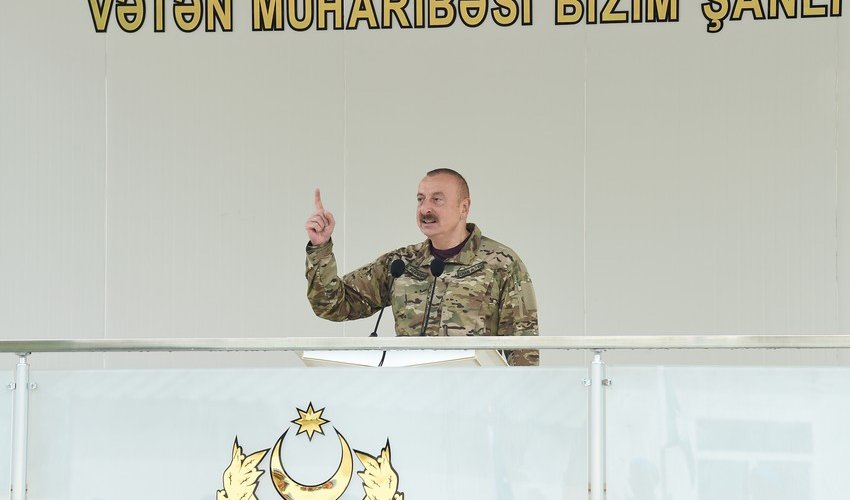 If revanchist forces emerge in Armenia again, they should know what awaits them: Azerbaijani President If revanchist forces emerge in Armenia again, they should know what awaits them: Azerbaijani President