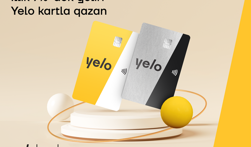 Yelo Bank-dan kart qalığına illik 7% gəlir