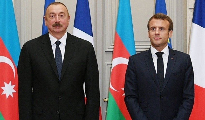 President of France makes phone call to Ilham Aliyev President of France makes phone call to Ilham Aliyev