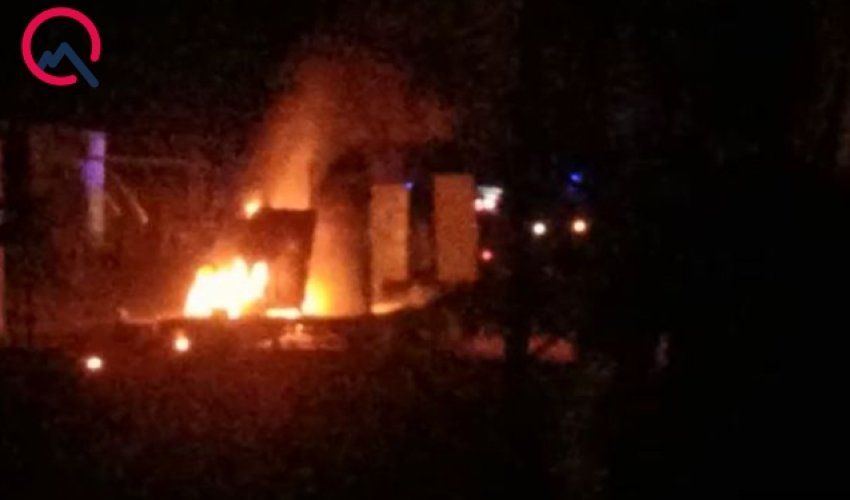 Tovuzda partlayış oldu - Video