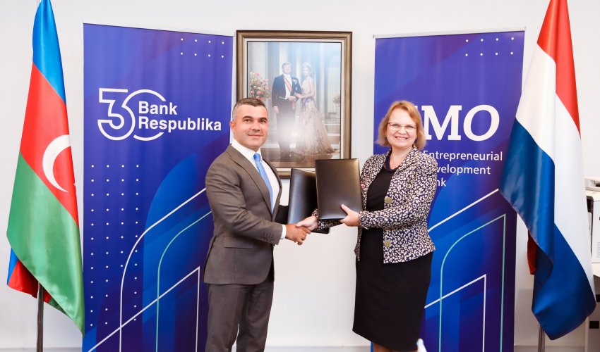 Bank Respublika and FMO sign a USD 20 mln loan agreement to support the MSME sector in Azerbaijan