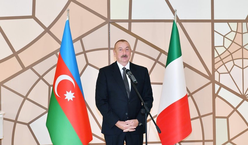 Ilham Aliyev: Italy and Azerbaijan have very strong political and economic relations