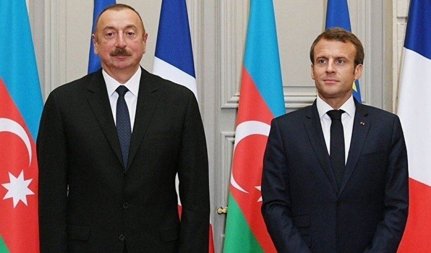 Emmanuel Macron phones President Ilham Aliyev Emmanuel Macron phones President Ilham Aliyev