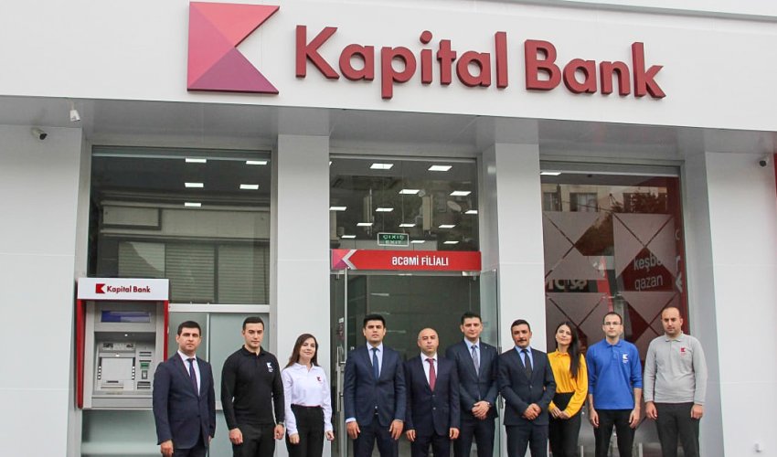 Kapital Bank yeni konsepsiyaya malik Əcəmi filialını istifadə verdi