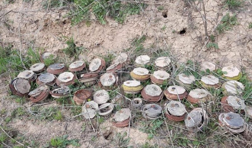 Over 2,440 mines found in liberated territories last month