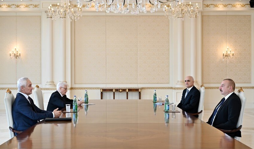 Azerbaijani President receives First Deputy Prime Minister of Russia Azerbaijani President receives First Deputy Prime Minister of Russia