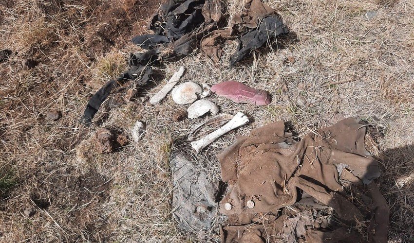 Human bones and women's clothing items found in Kalbajar